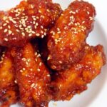 Korean fried chicken in sweet and spicy sauce